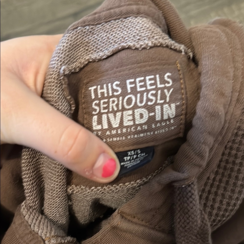 Brown Button-Up Hoodie Jacket - image 2